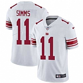 Nike New York Giants #11 Phil Simms White NFL Vapor Untouchable Limited Jersey,baseball caps,new era cap wholesale,wholesale hats